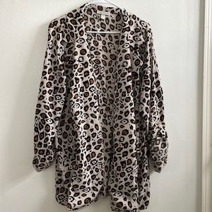 Dana Buchman leopard print jacket